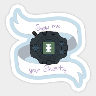 Crest of Sincerity Sticker